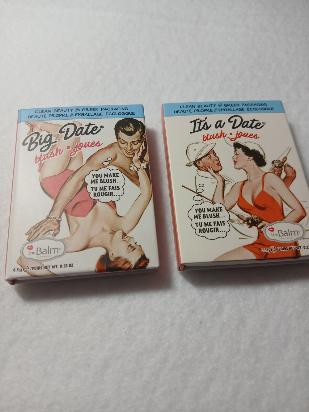 theBalm 'Big Date' & 'It's a Date' Blush Duo - Pink/Peach (001)